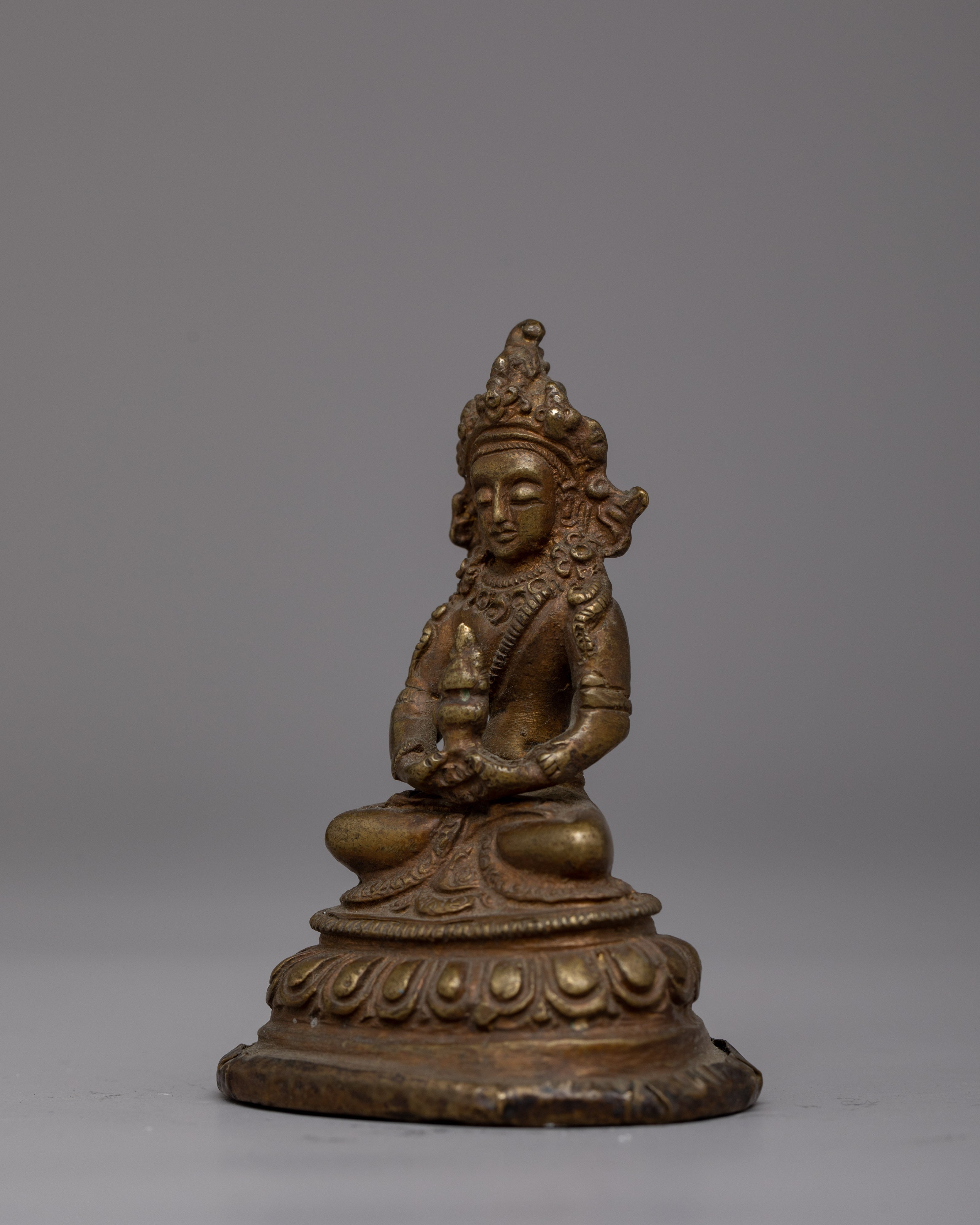 Amitayus Buddha of Long Life Statue | Handcrafted Long Life Deity for Home Altar