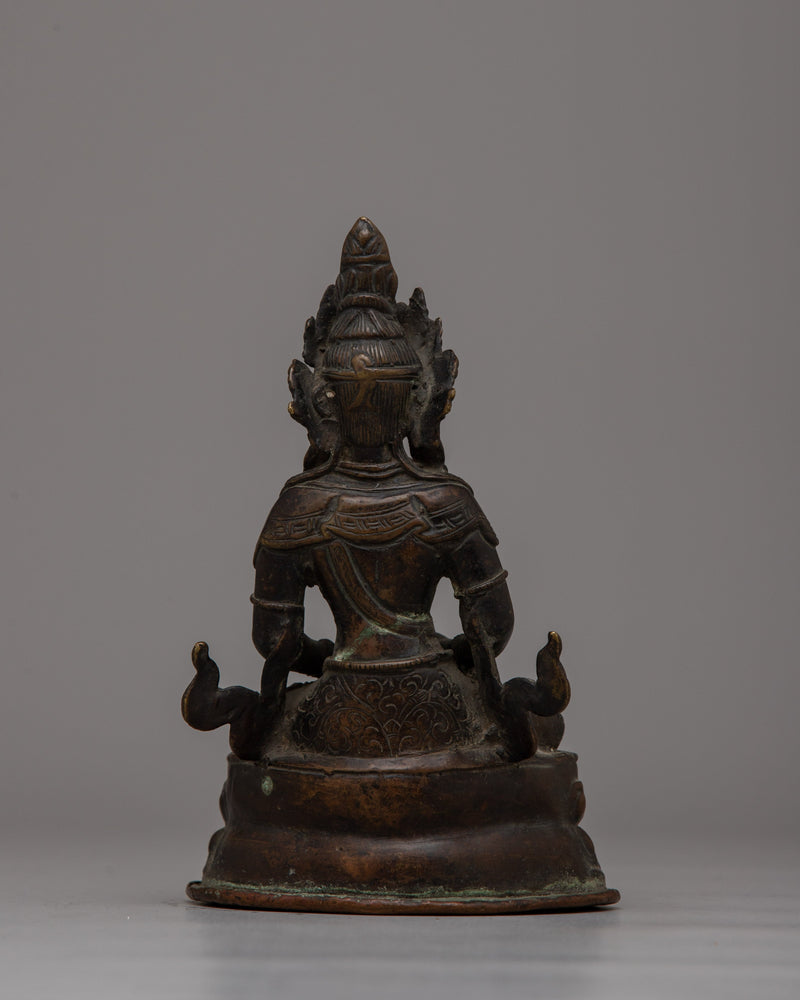 Amitayus Buddha Tibet Statue | Embrace Longevity and Enlightenment in Your Home