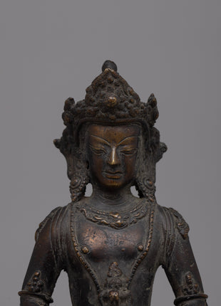 Buddha Amitayus Brass Sculpture | Serenity and Longevity for Your Space