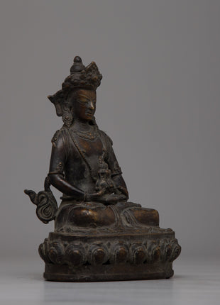 Buddha Amitayus Brass Sculpture | Serenity and Longevity for Your Space