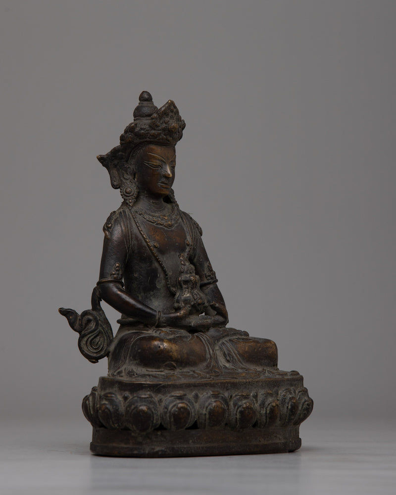 Buddha Amitayus Brass Sculpture | Serenity and Longevity for Your Space