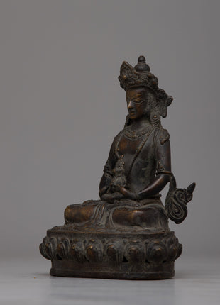 Buddha Amitayus Brass Sculpture | Serenity and Longevity for Your Space