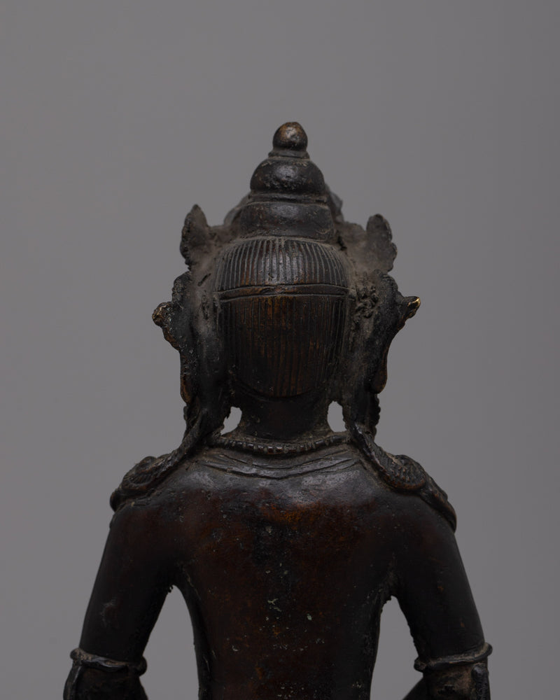 Buddha Amitayus Brass Sculpture | Serenity and Longevity for Your Space