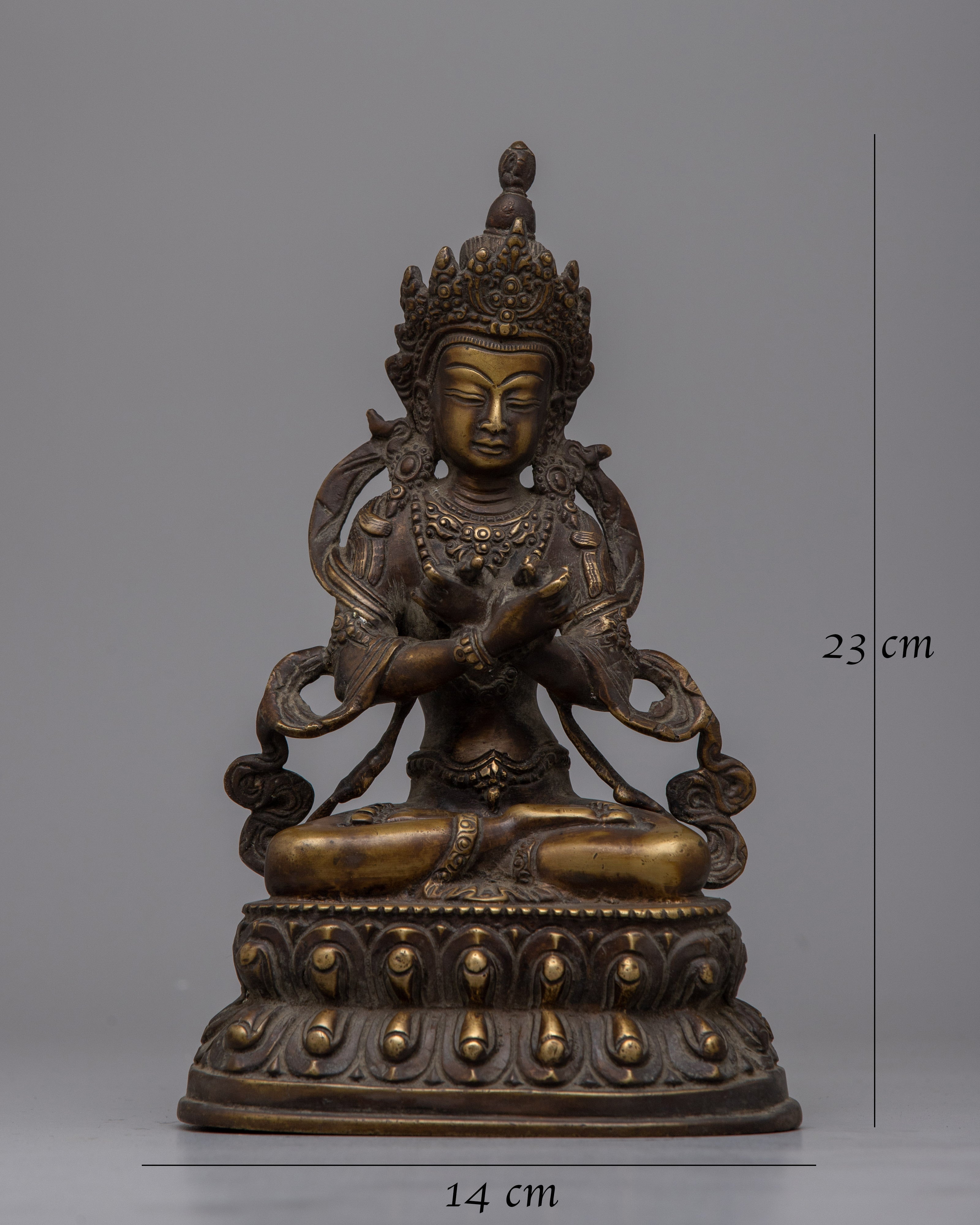 Vintage Adi Buddha Vajradhara Statue | Embrace Divine Wisdom with Our Vajradhara Buddha Figurines