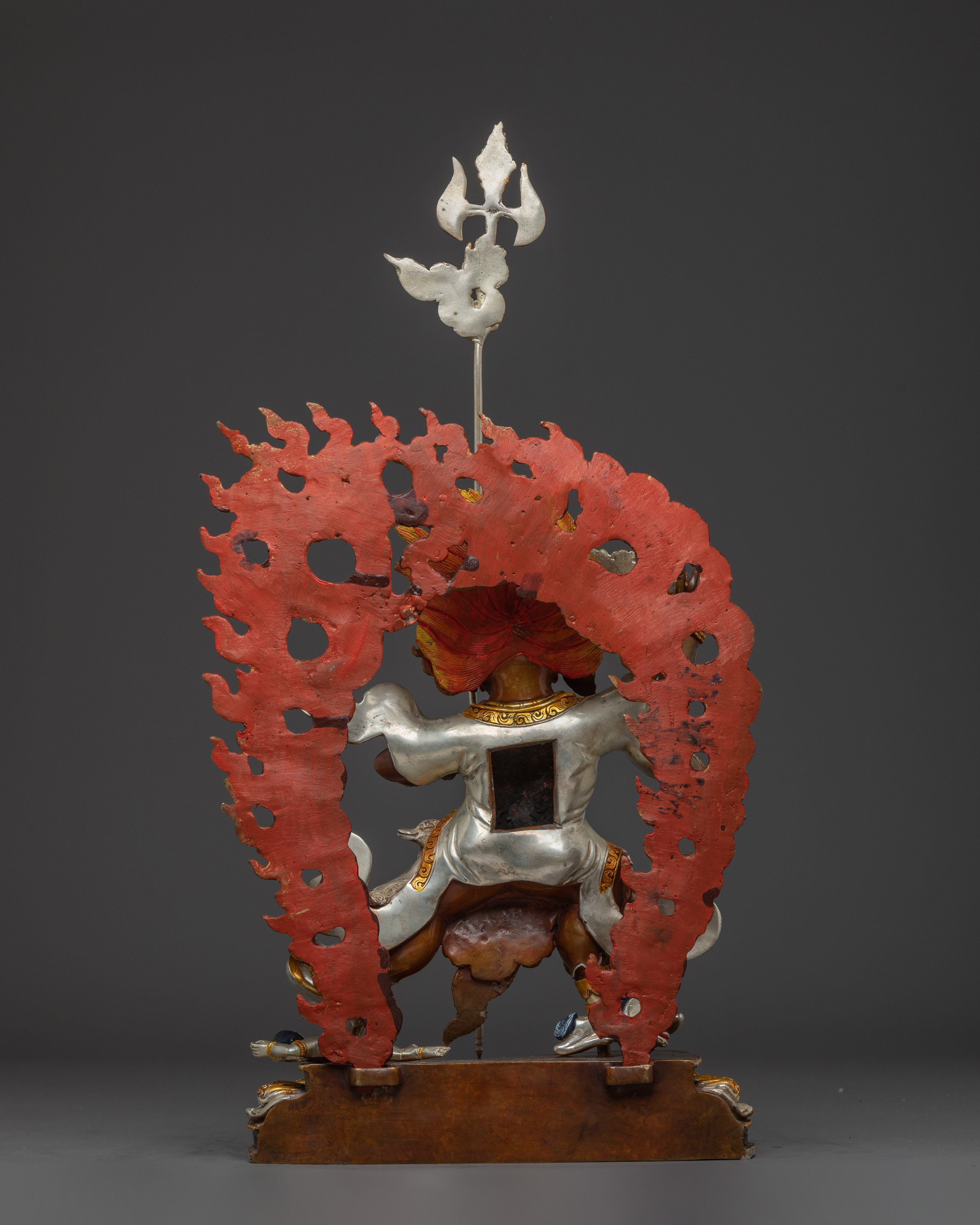Dharma Guardian Mahakala Bernagchen Statue | Wrathful Protector