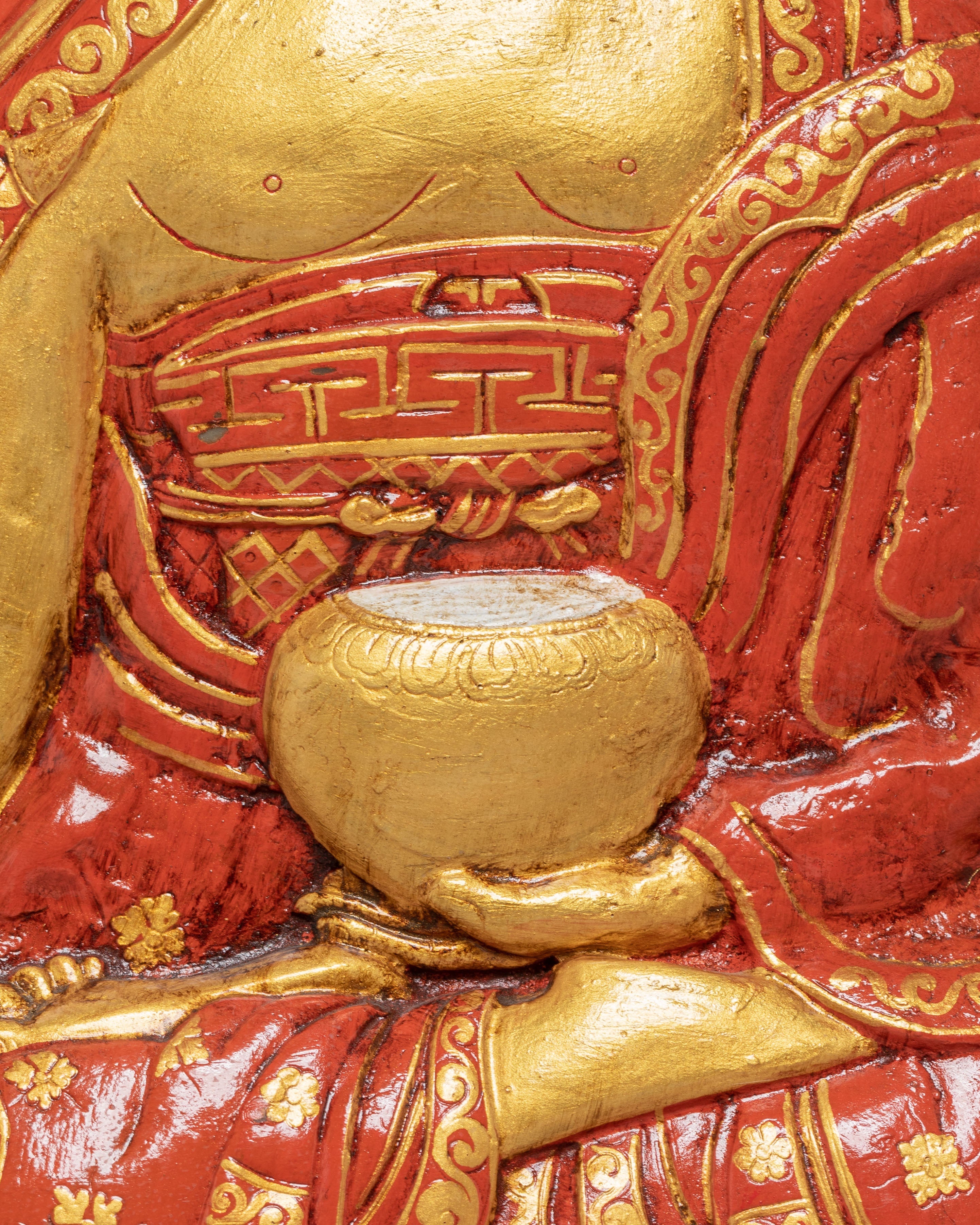 Shakyamuni Buddha Thangka Wall Hanging | Tibetan Buddhist Sacred Art