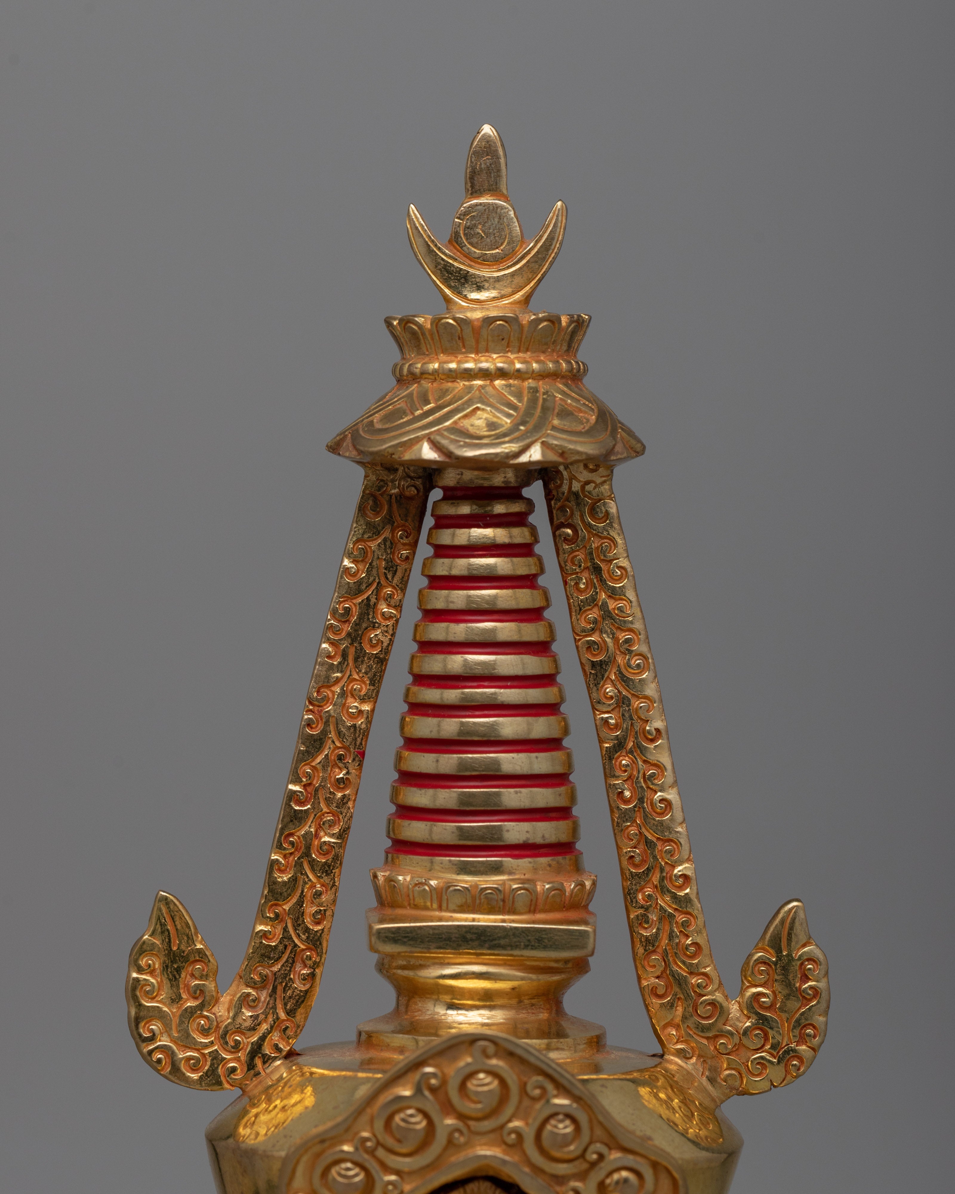 Traditional Buddhist Altar Stupa  | Sacred Buddhist Decor for Blessings and Enlightenment