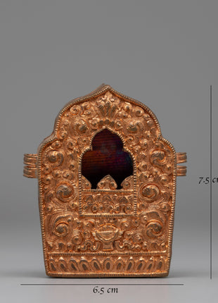 Buddhist Tibetan Ghau Box | Sacred Prayer Amulet