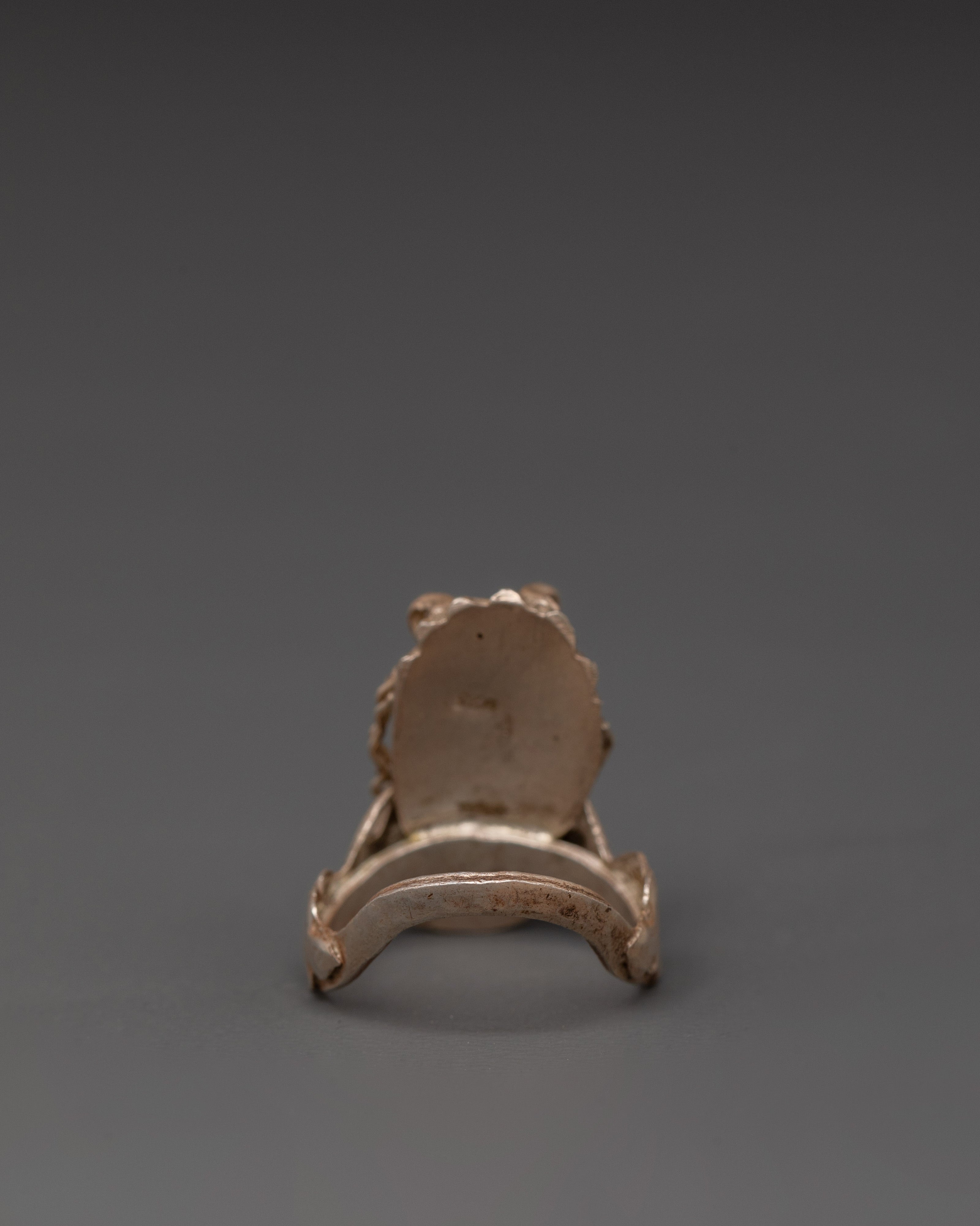 Coral Silver Ring | Fashion Jewelry with Handmade Craftsmanship