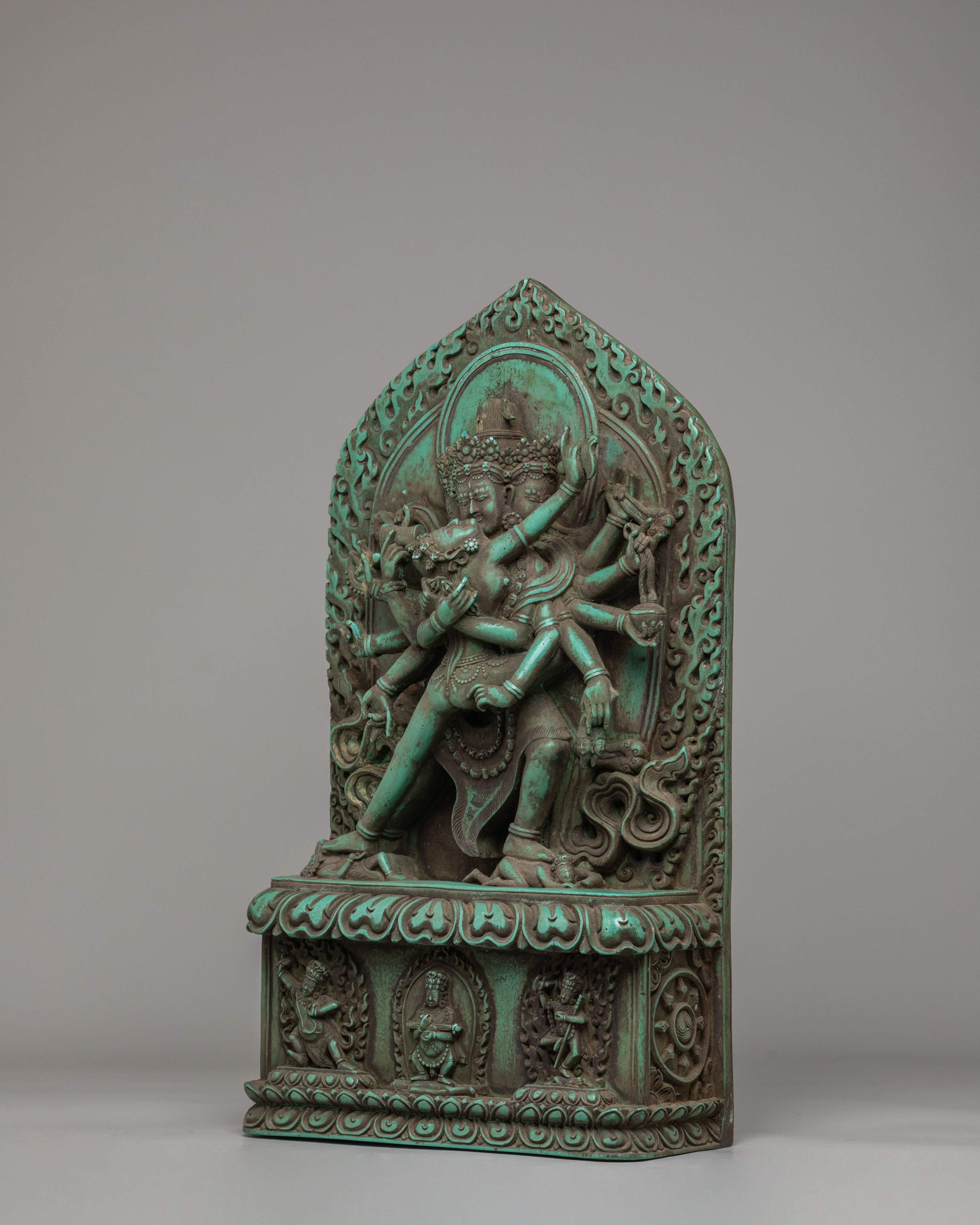 Handmade Statue of Tantric Deity Chakrasambhara | Tantric Yidam