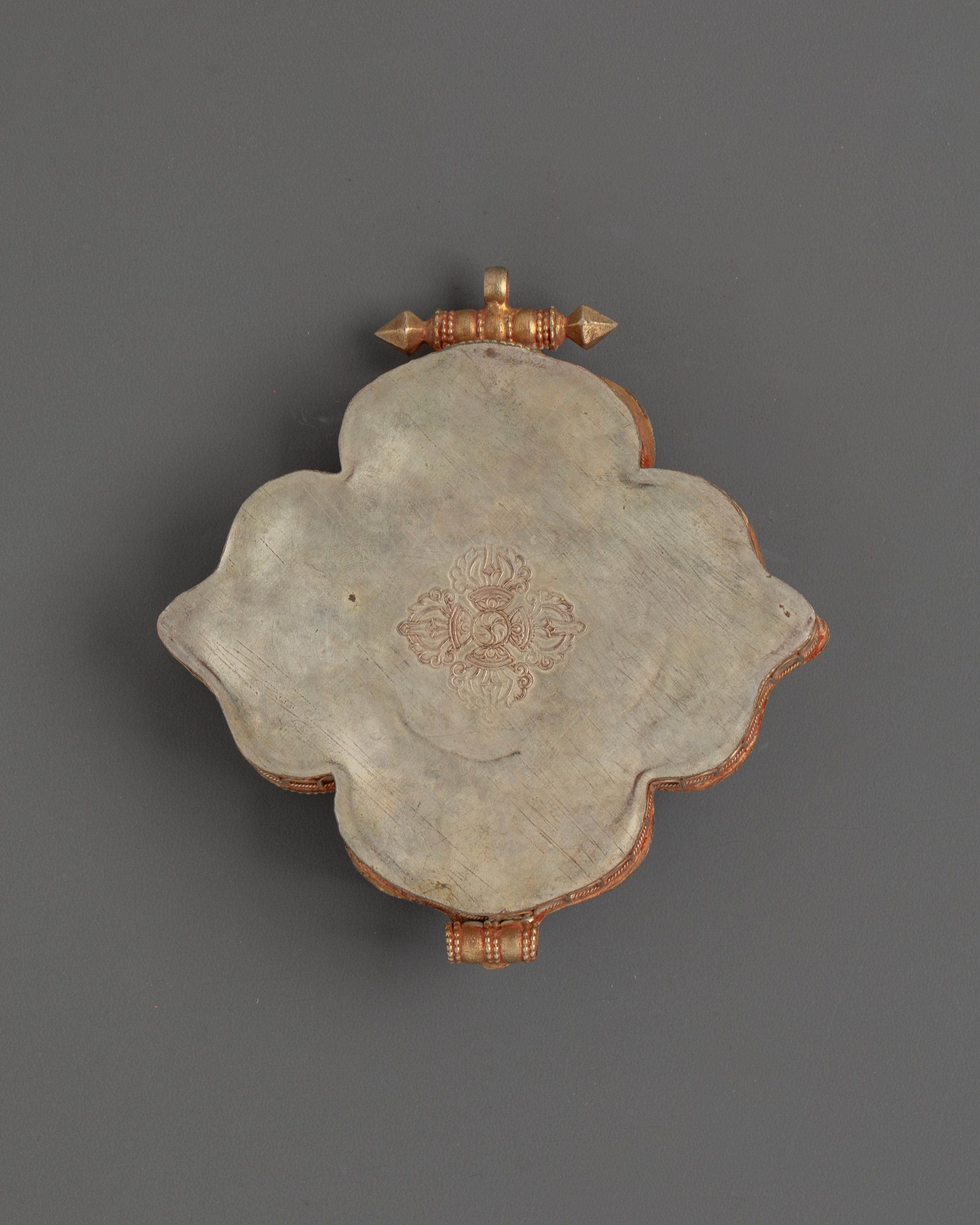Spiritual Buddhist Filigree Ghau Box Locket | Tibetan Sacred Amulet