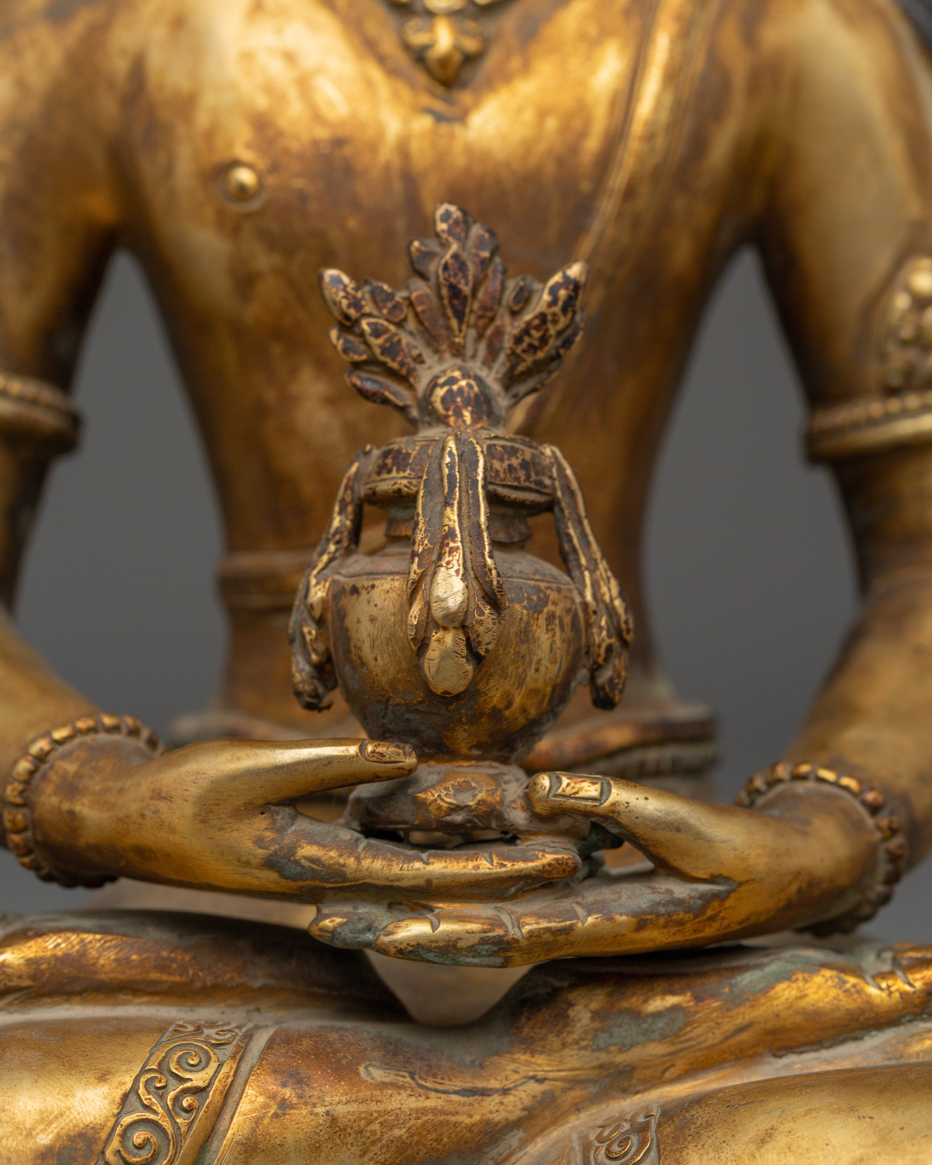 Amitayus Buddha Sculpture | Symbol of Longevity and Prosperity