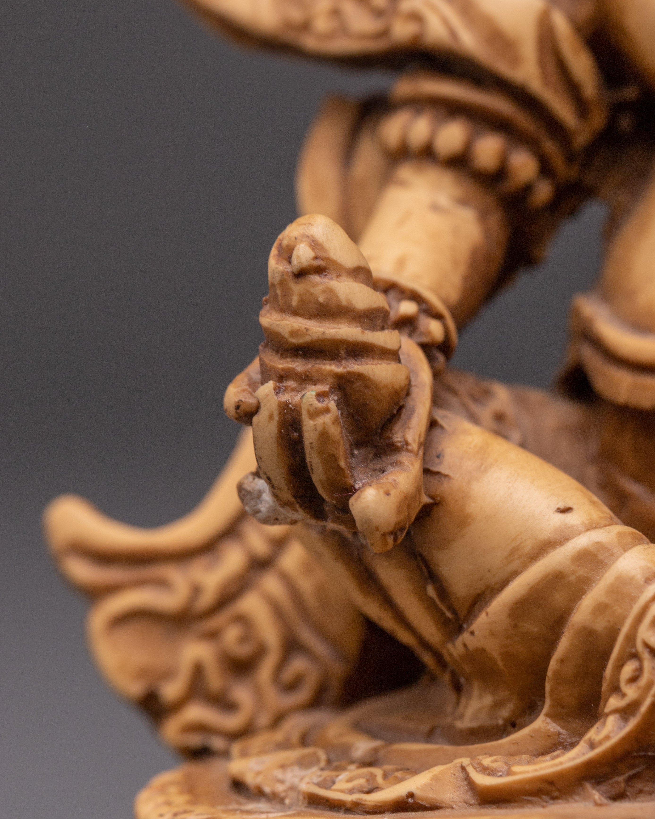 Dzambhala God of Prosperity Sculpture | Symbol of Wealth and Compassion