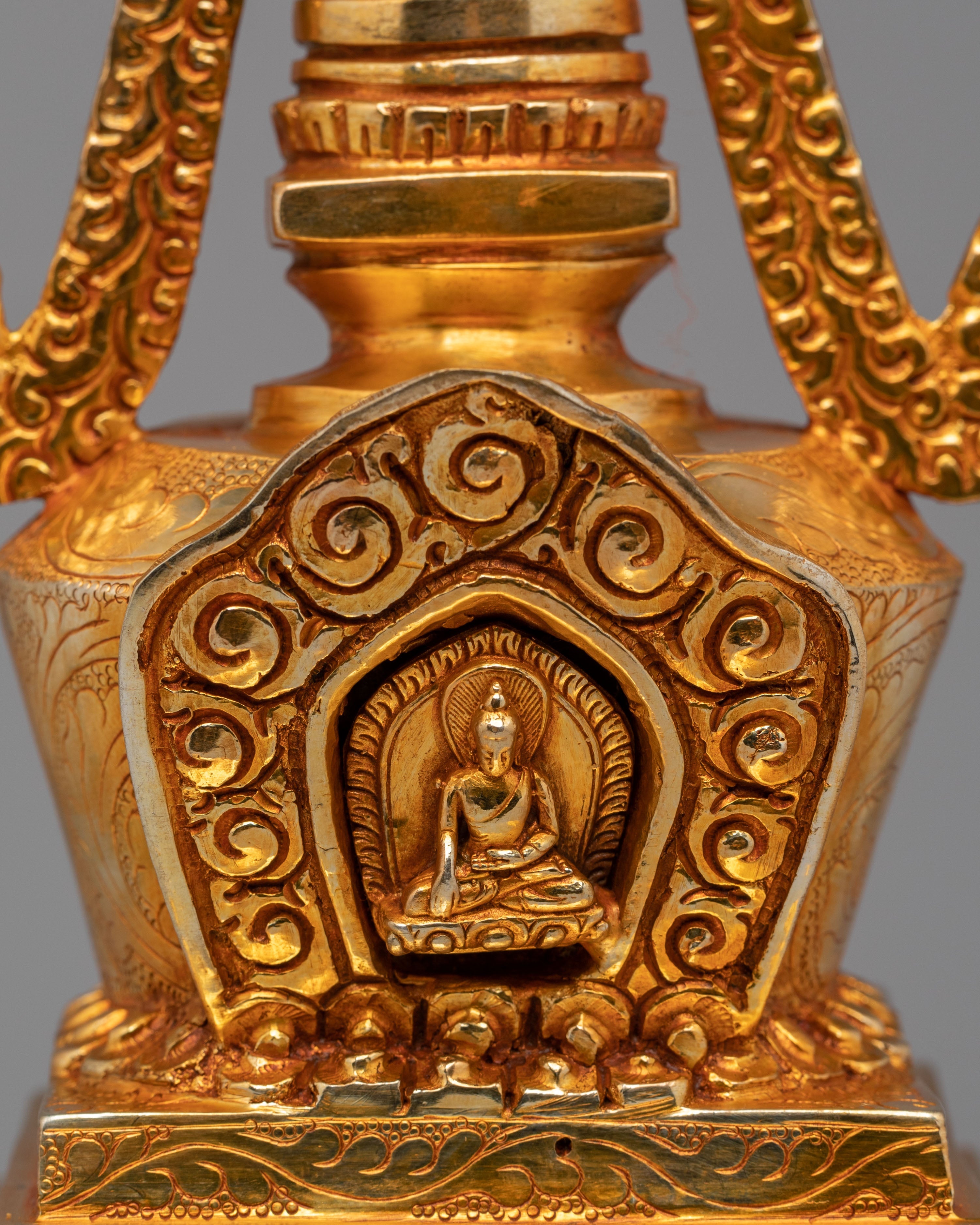 Handmade Stupa For Buddhist Monument | Tibetan Ritual Artifact