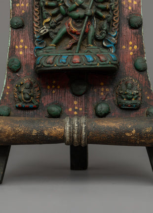 Wooden Chakrasamvara Thangka | A Sacred Buddhist Artwork