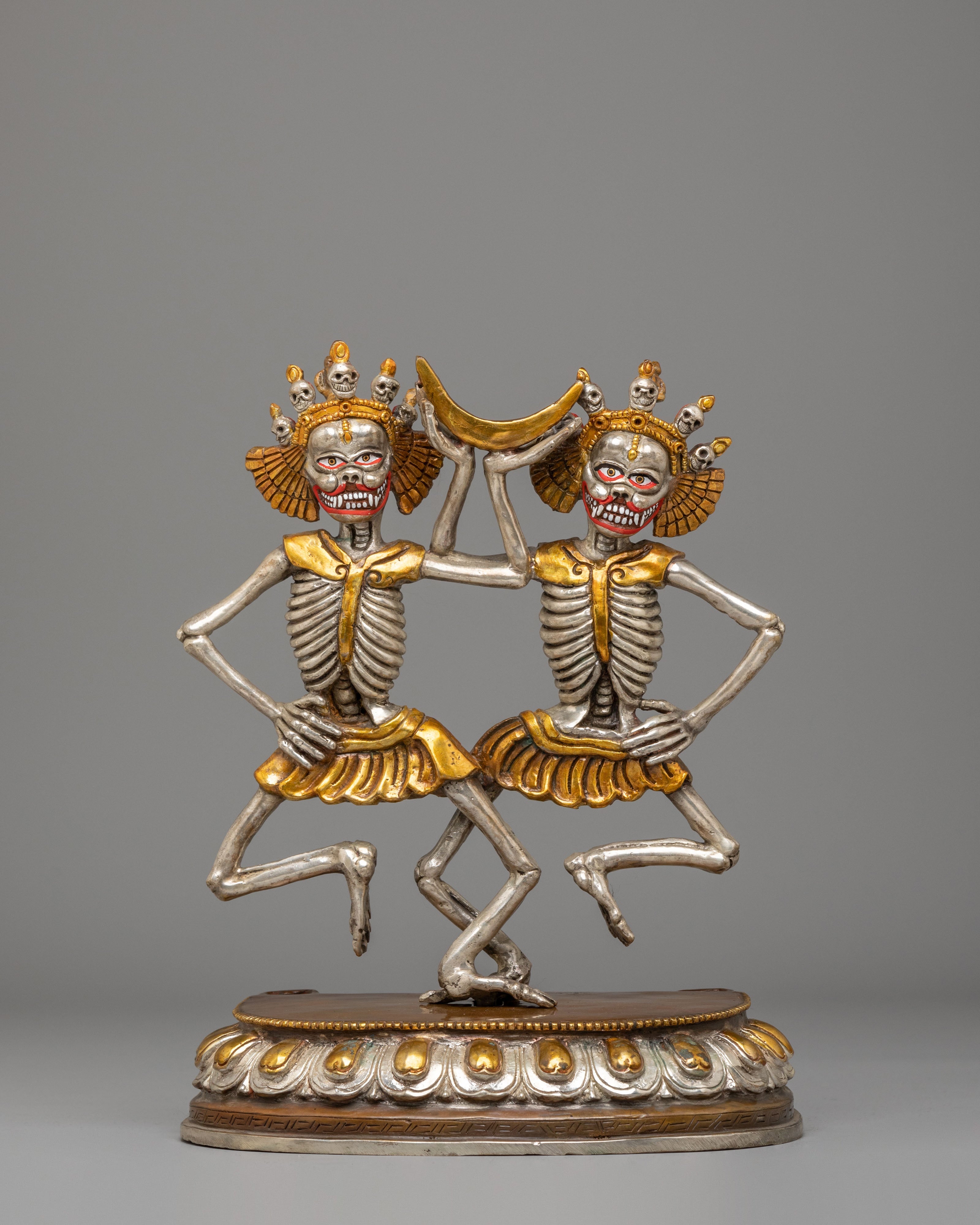 Himalayan Chitipati Sculpture | Guardians of Impermanence and Transformation