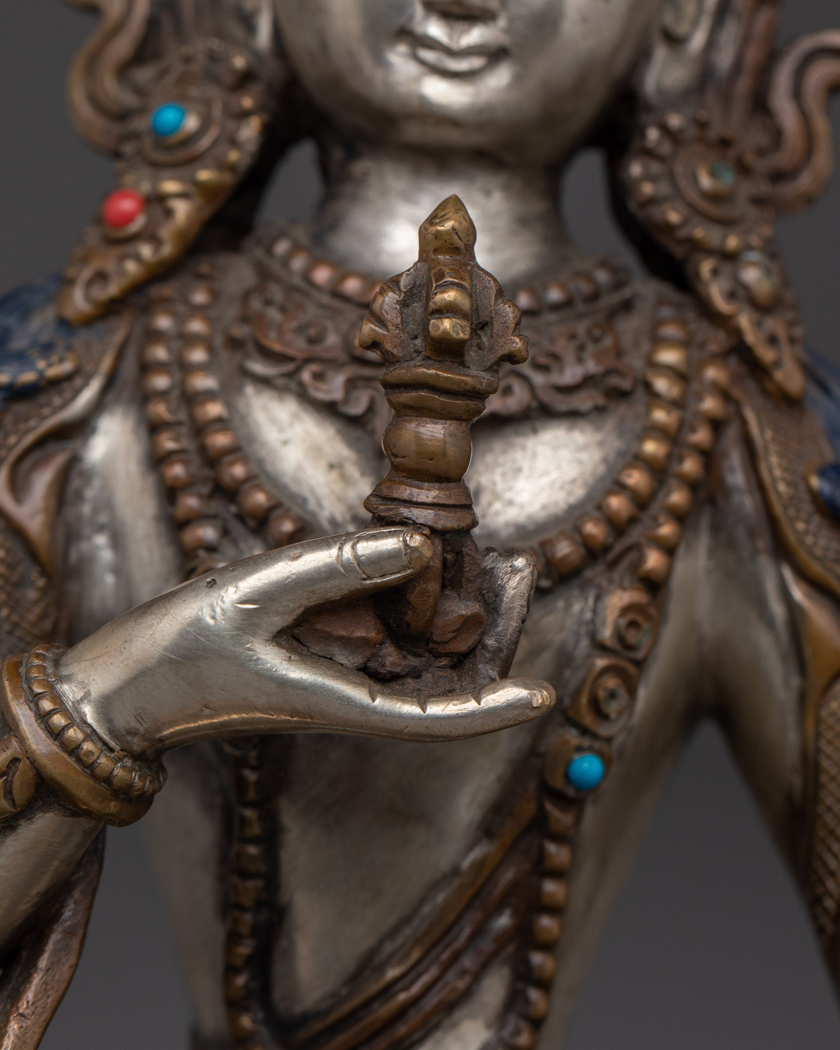 Copper Buddhist Artwork of Vajrasattva | Symbol of Purification and Inner Clarity