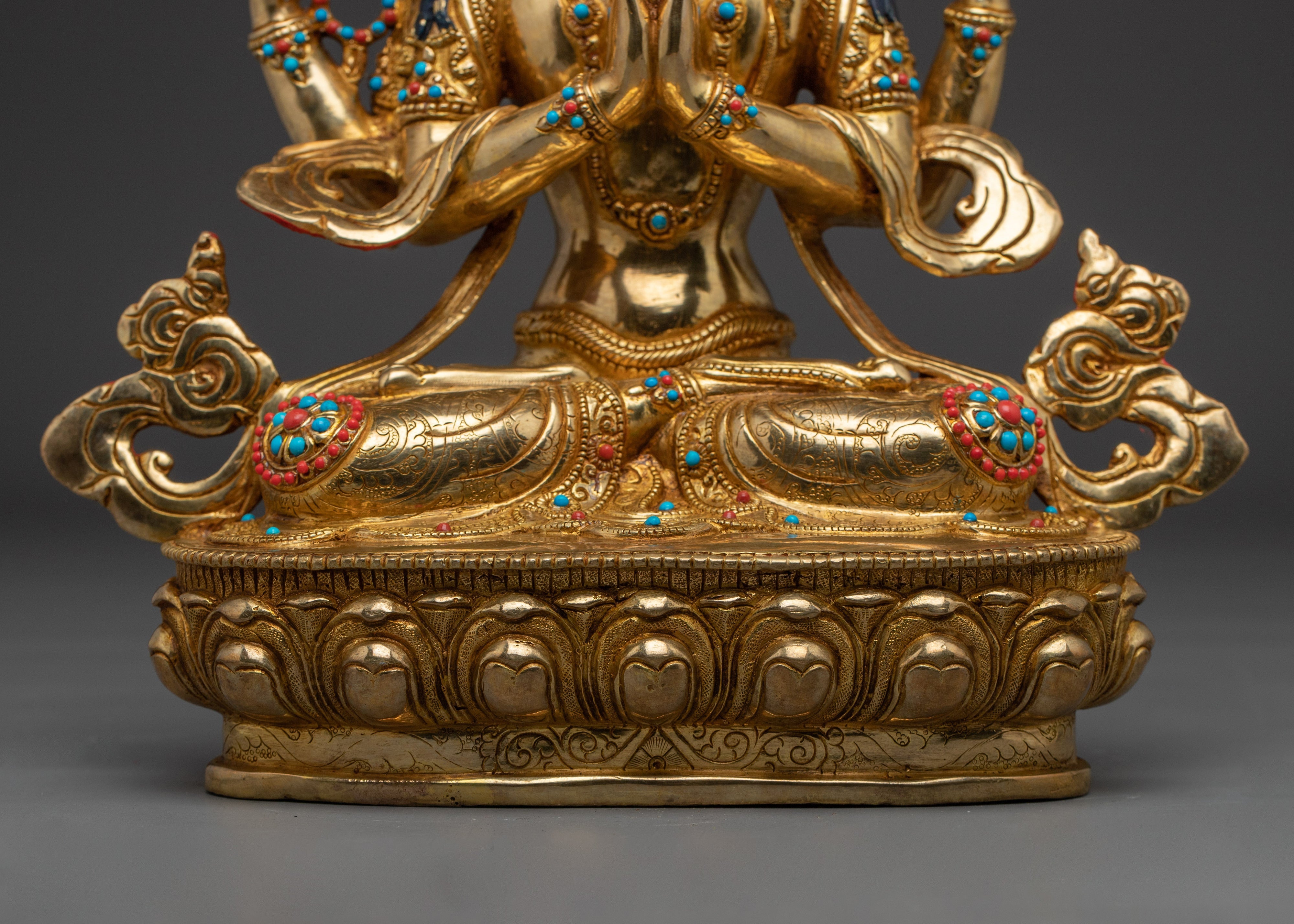 Bodhisattva of Kindness Chenrezig Statue | Avalokiteshvara Artwork