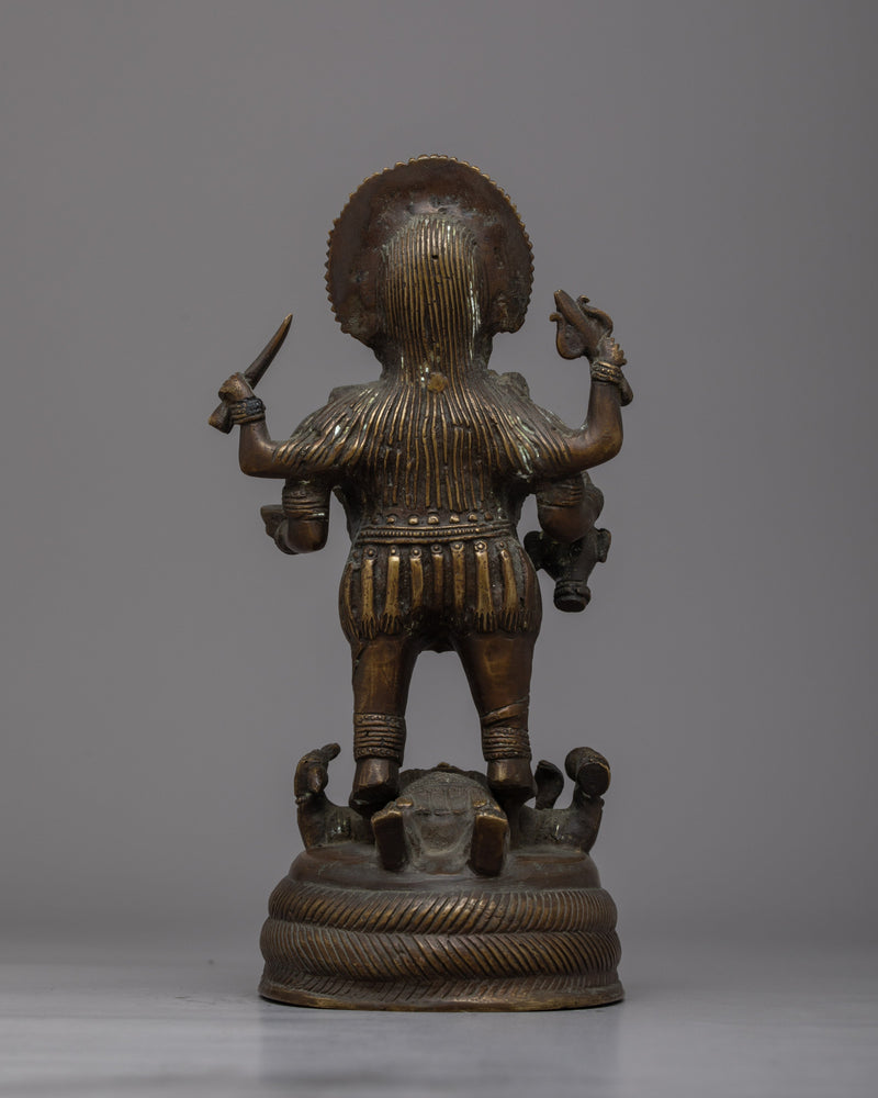 Vintage Kali Mata Statue | Symbol of Power and Protection