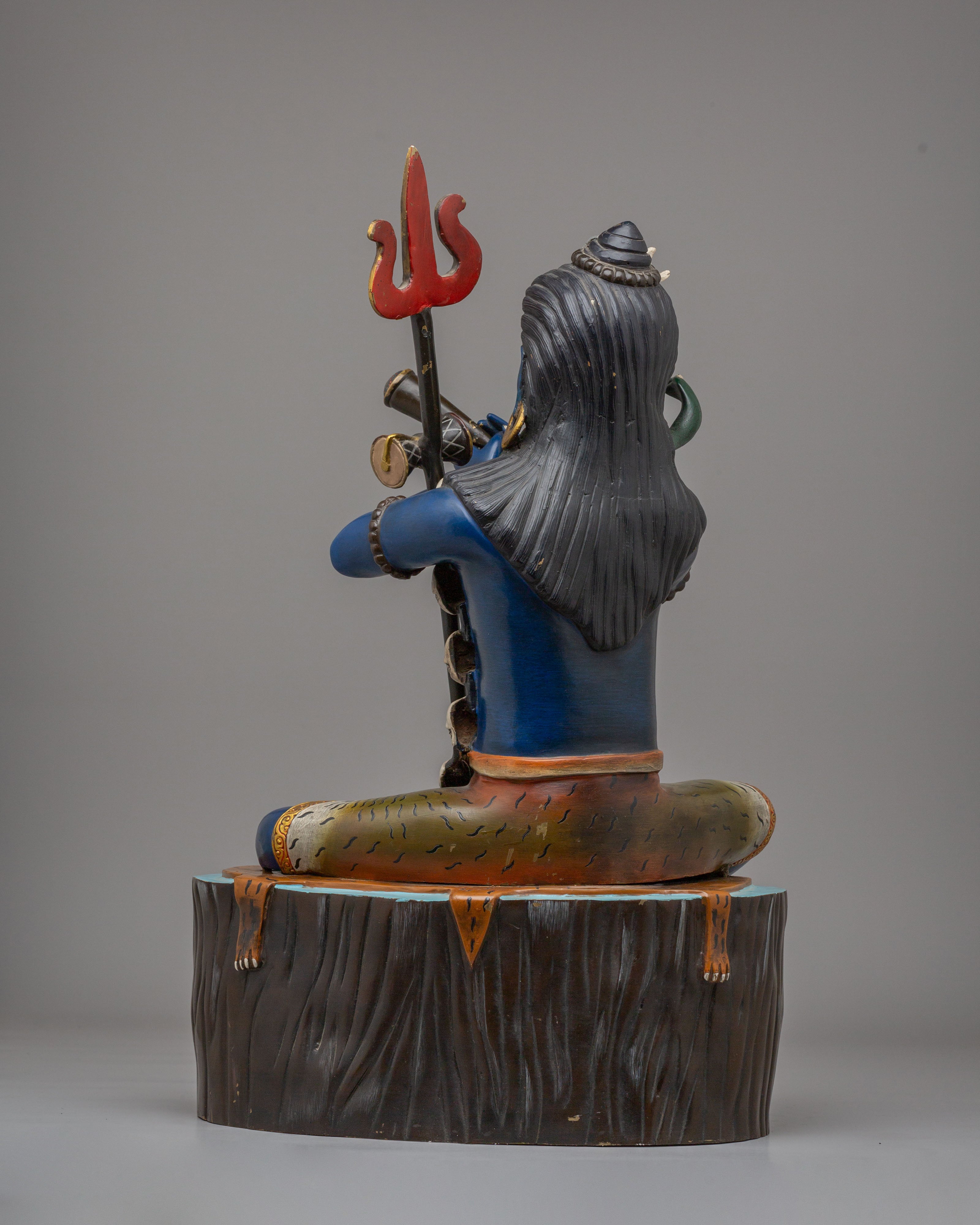Lord Shiva Deity Figurine | Hindu Deity for Temple, Altar, and Spiritual Space