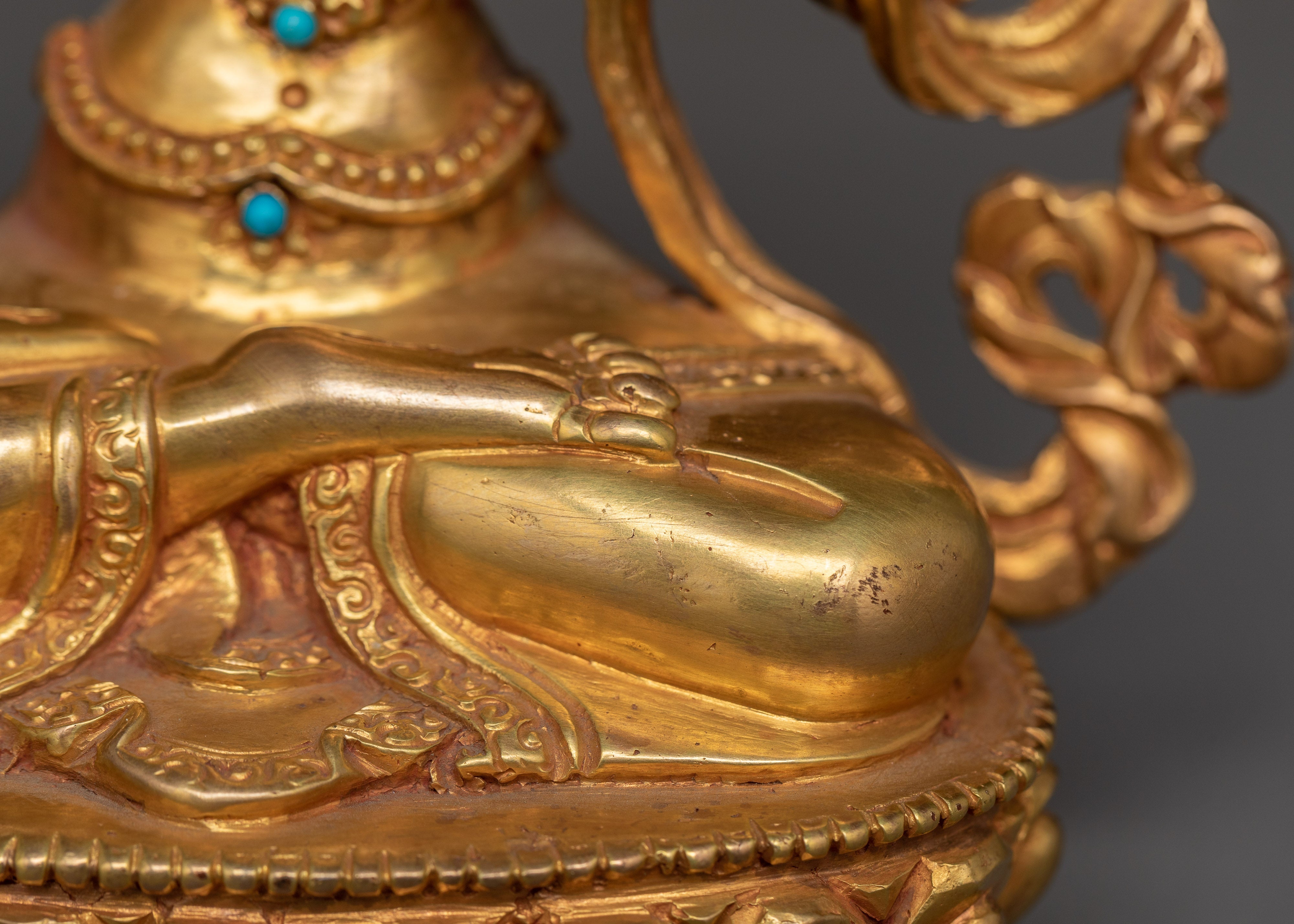 Handmade Buddhist Statue of White Tara | Symbol of Compassion and Long Life