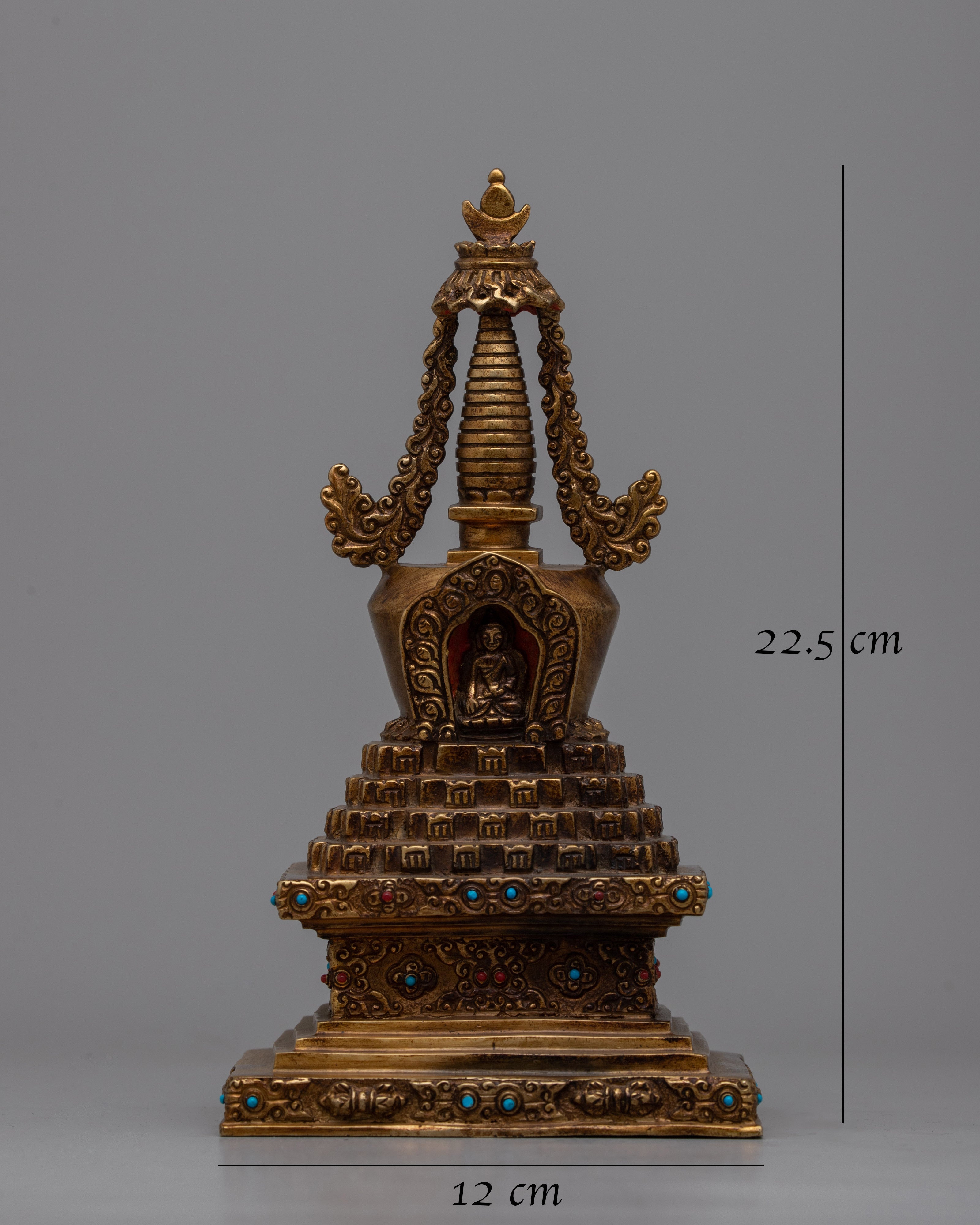 Buddhist Ritual Stupa | Intricately Designed Sacred Structure for Meditation