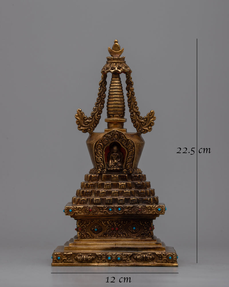 Buddhist Ritual Stupa | Intricately Designed Sacred Structure for Meditation