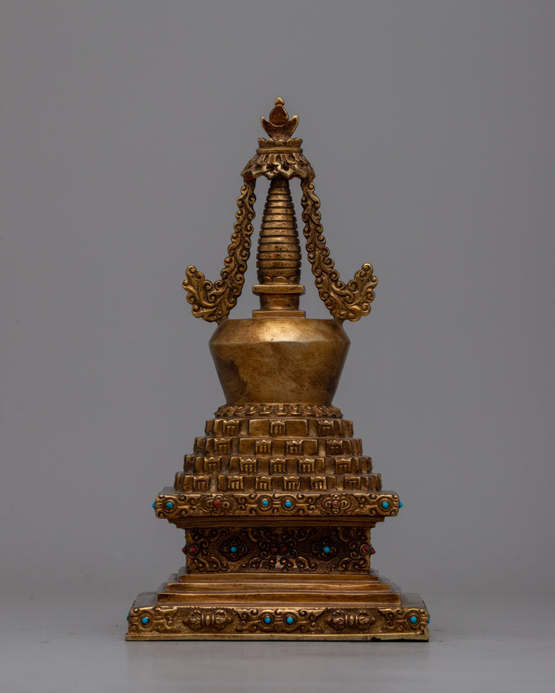 Buddhist Ritual Stupa | Intricately Designed Sacred Structure for Meditation