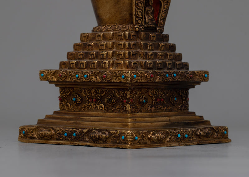 Buddhist Ritual Stupa | Intricately Designed Sacred Structure for Meditation