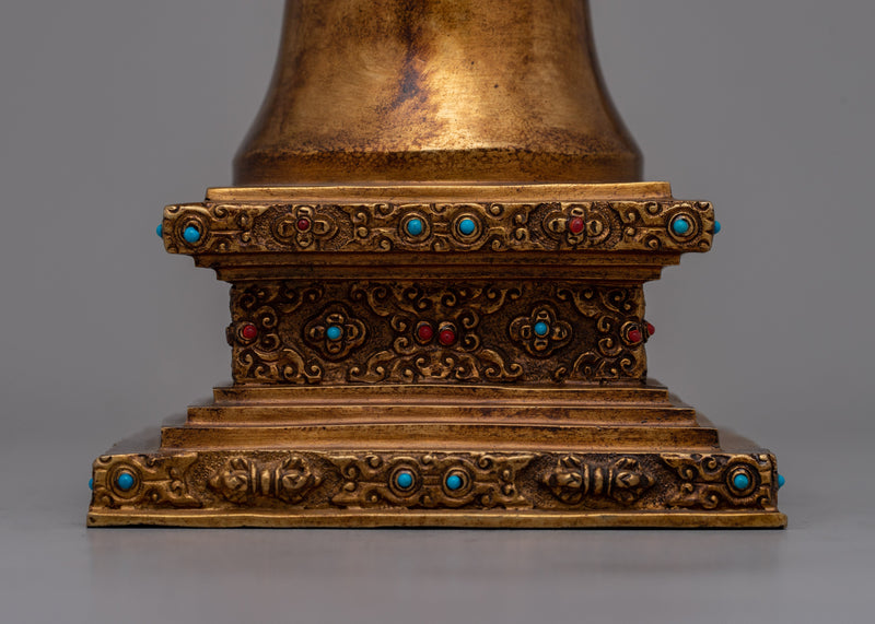 Sacred Relic Stupa | Hand-carved Relic Stupa Tradition with Spiritual Craftsmanship