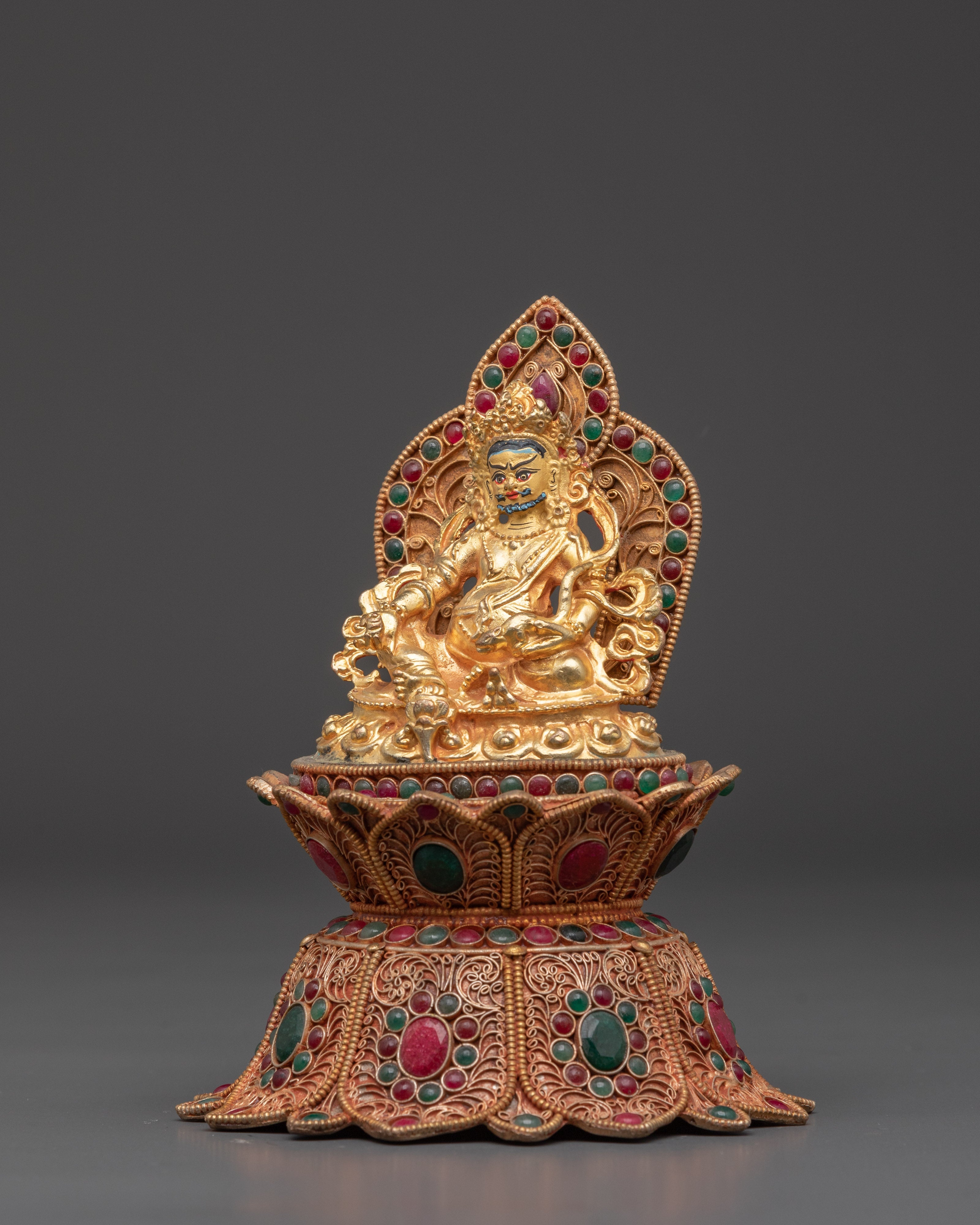 Buddhist Prosperity, Dzambhala | Tibetan Wealth Deity Statue