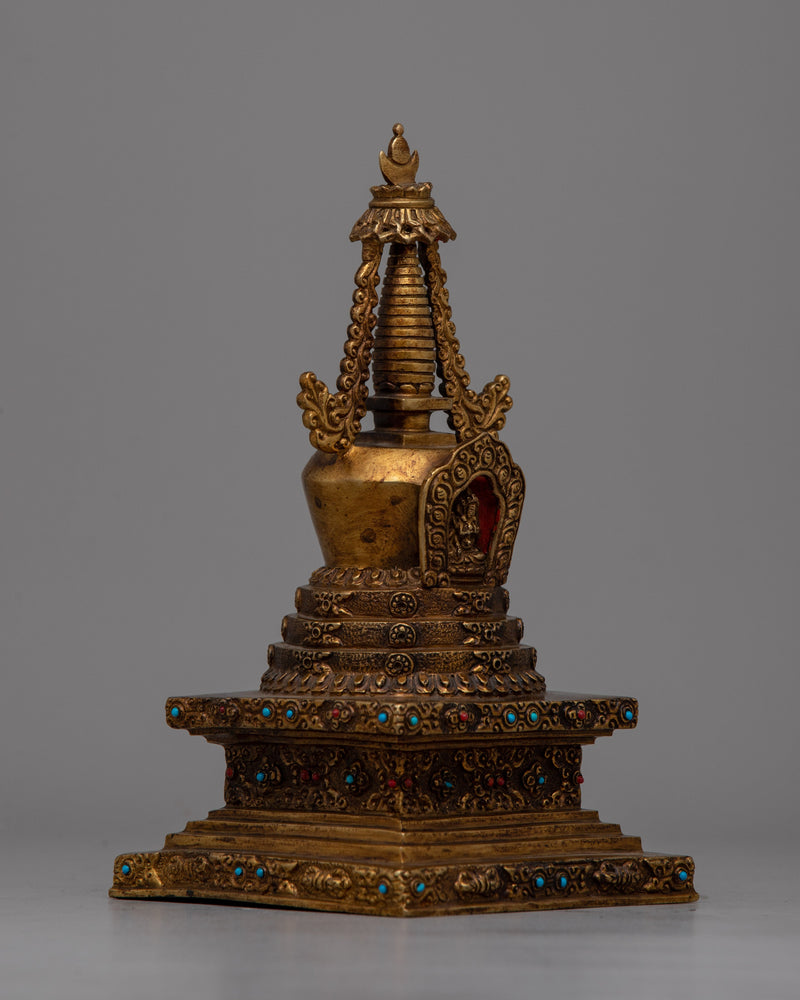 Buddhist Relics Stupa | Sacred Tibetan Buddhist Architecture for Relic Preservation