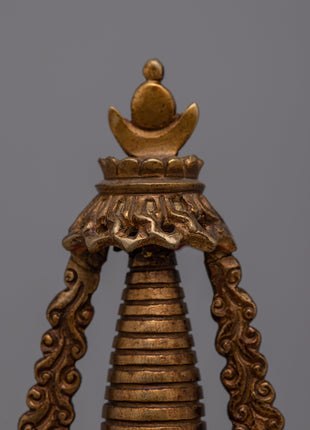 Stupa Offering | Buddhist Religious Artifacts Symbolizing Devotion & Spiritual Enlightenment