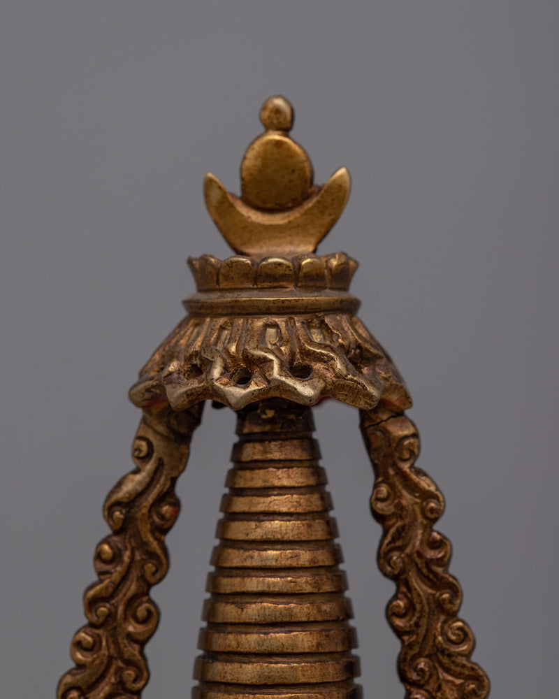 Stupa Offering | Buddhist Religious Artifacts Symbolizing Devotion & Spiritual Enlightenment