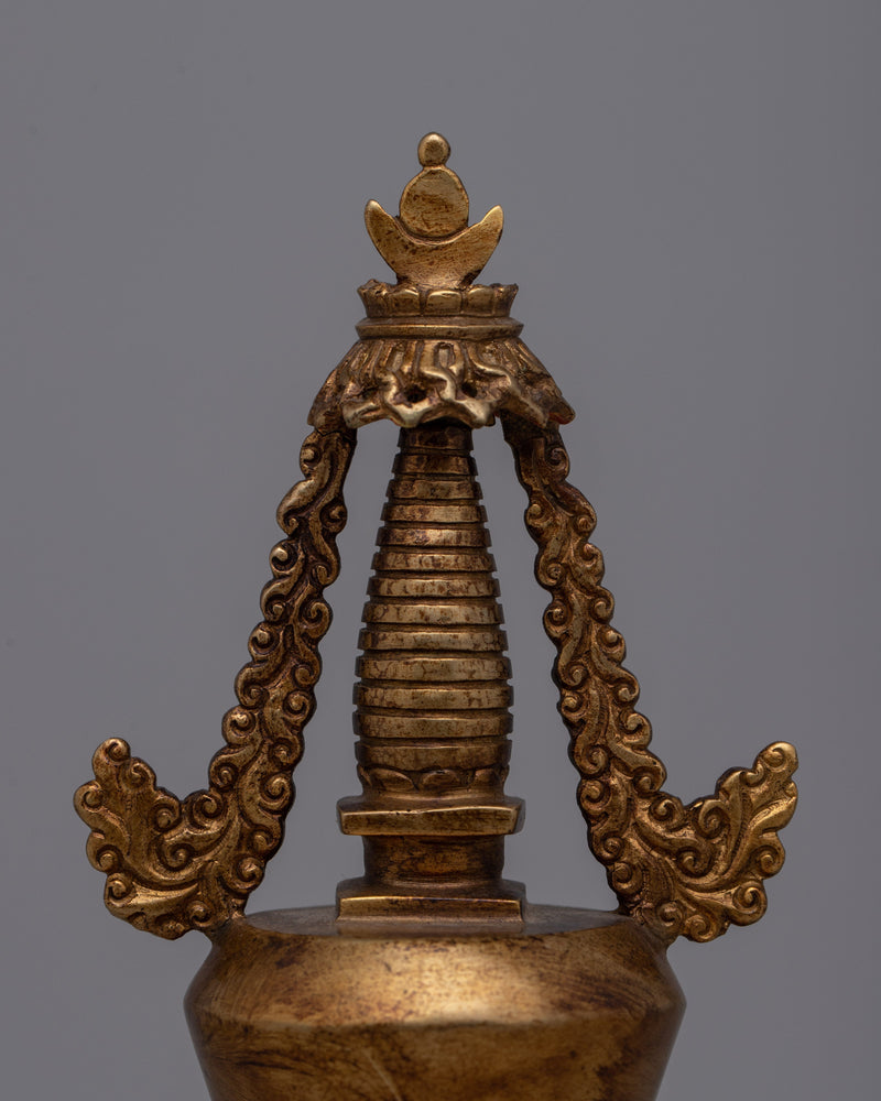 Stupa Offering | Buddhist Religious Artifacts Symbolizing Devotion & Spiritual Enlightenment