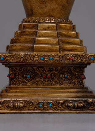 Stupa Offering | Buddhist Religious Artifacts Symbolizing Devotion & Spiritual Enlightenment