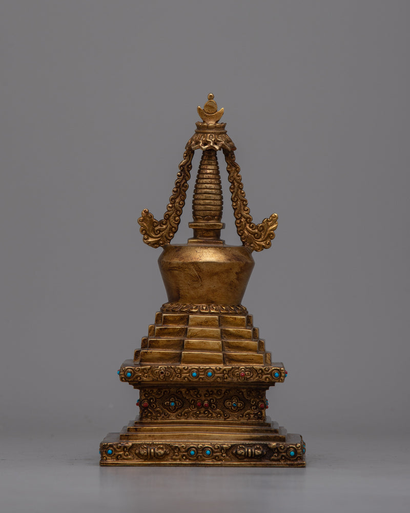 Stupa Offering | Buddhist Religious Artifacts Symbolizing Devotion & Spiritual Enlightenment