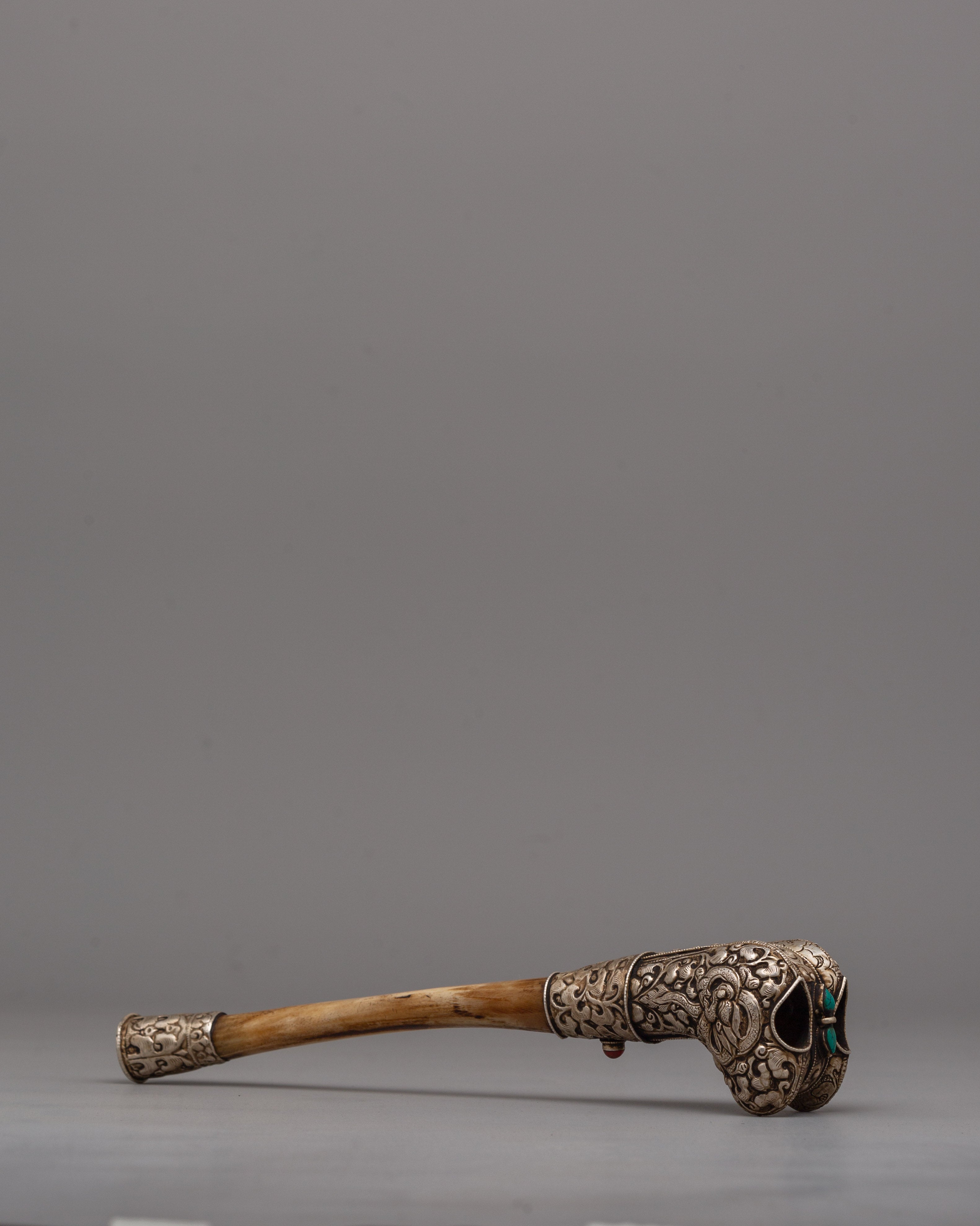 Buddhist Tantric Ritual Trumpet Kangling | Buddhist Spiritual Meditation Tool