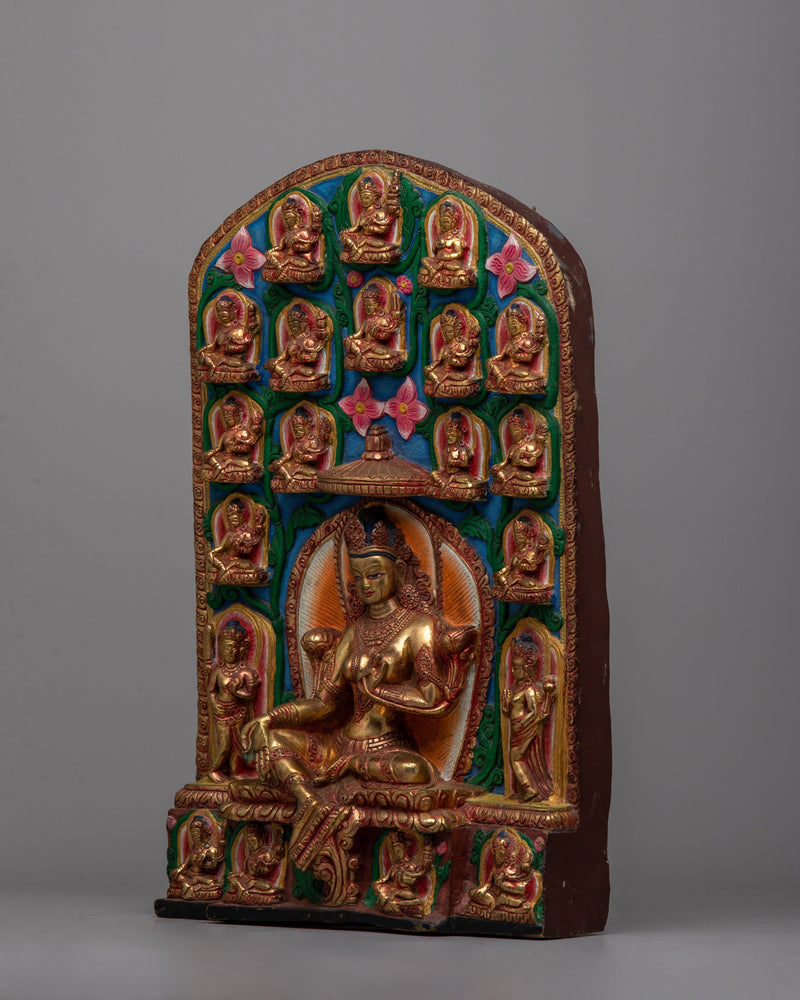 Copper 21 Tara Statues | Exquisite Tibetan Buddhist Deity Figures for Home Altar