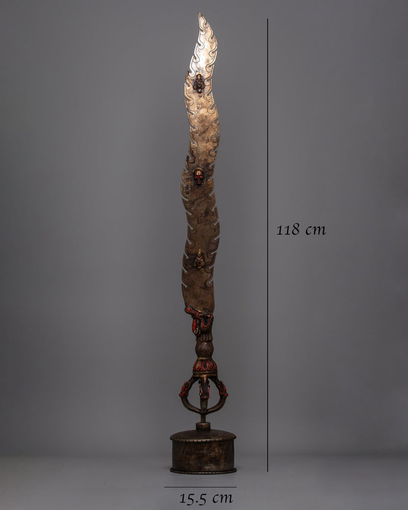 Tibetan Sword | Perfect for Sacred Rituals and Ceremonial Use