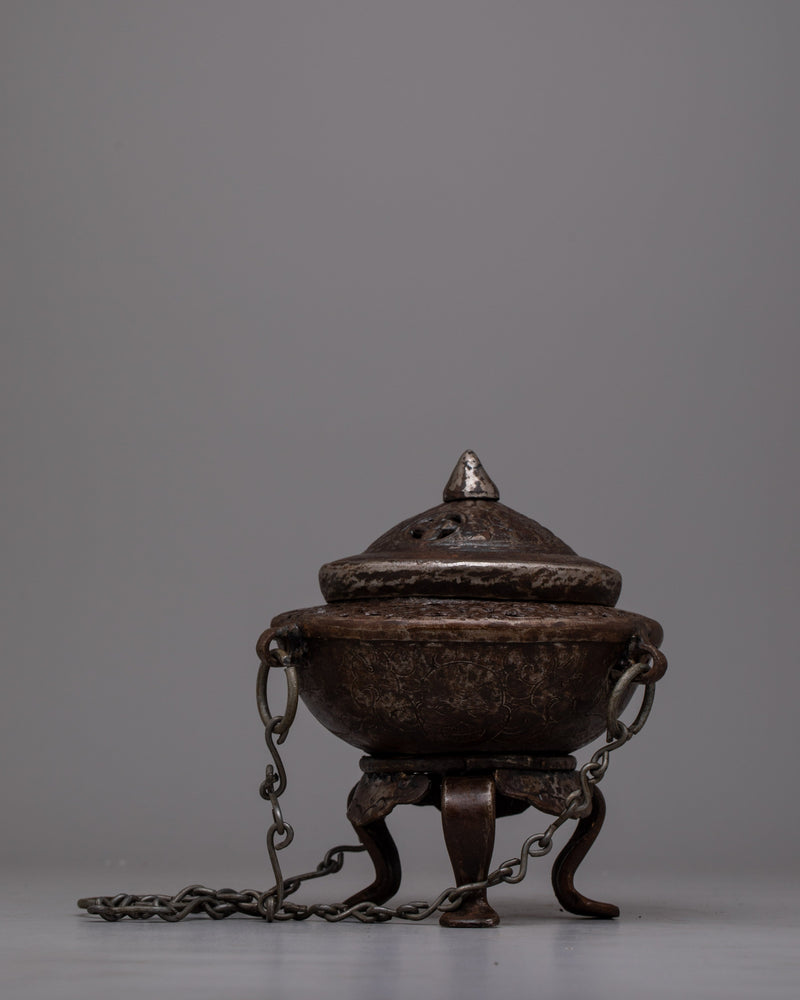 Iron Incense Burner | Ideal for Everyday Use and Special Occasions