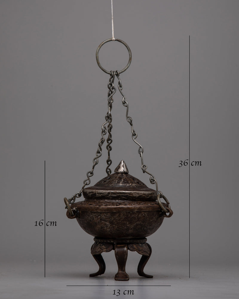 Iron Incense Burner | Ideal for Everyday Use and Special Occasions