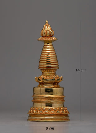 Authentic Stupa Tibetan Buddhist | Handcrafted for Peace and Enlightenment
