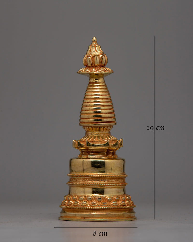 Authentic Stupa Tibetan Buddhist | Handcrafted for Peace and Enlightenment