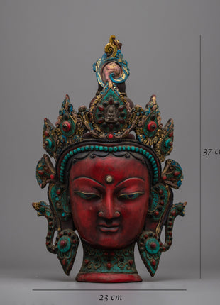Wall Hanging Buddha Head | Enhance Your Home Decor