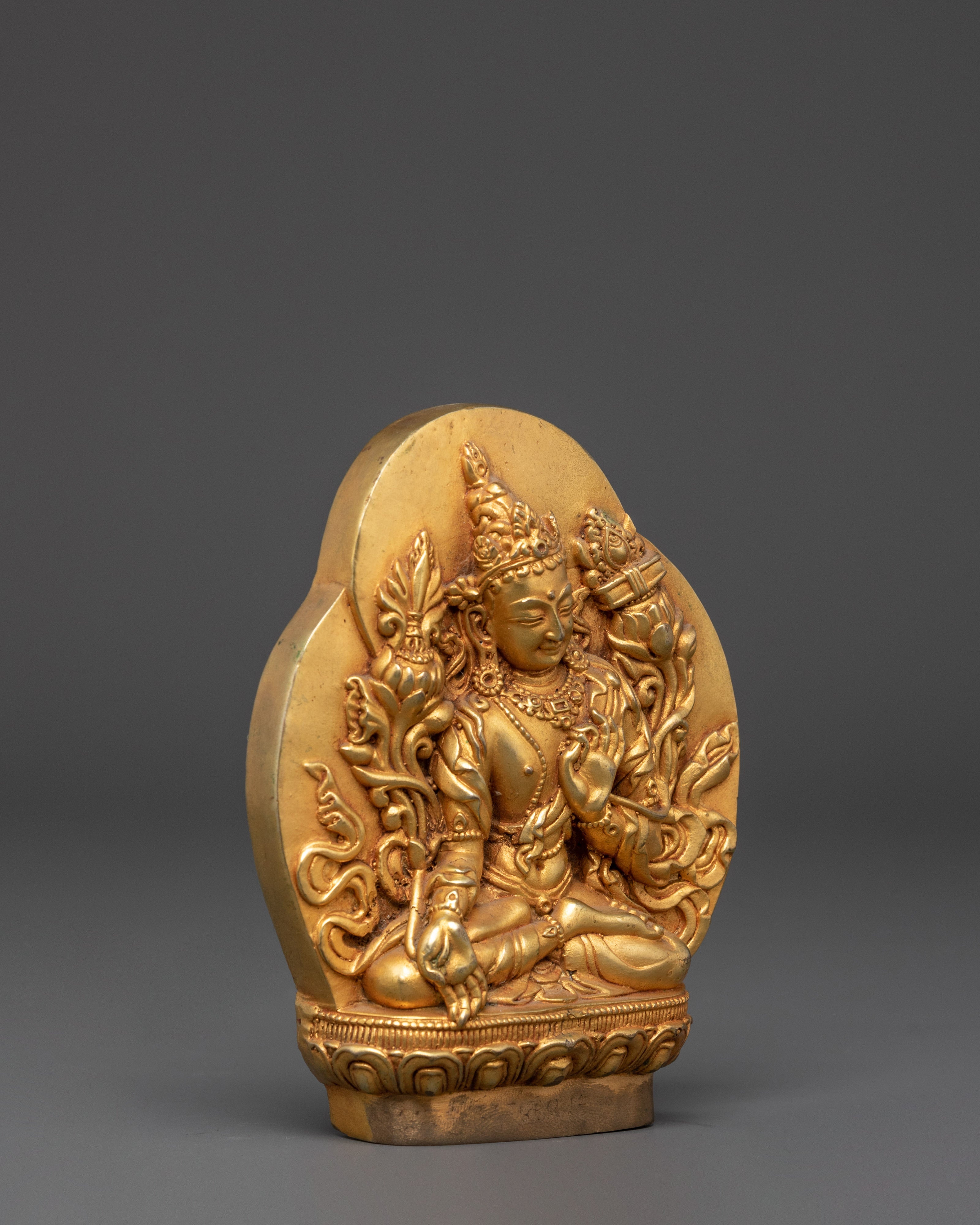 Wisdom Deity Manjushri Figurine | Buddhist Statue for Enlightenment