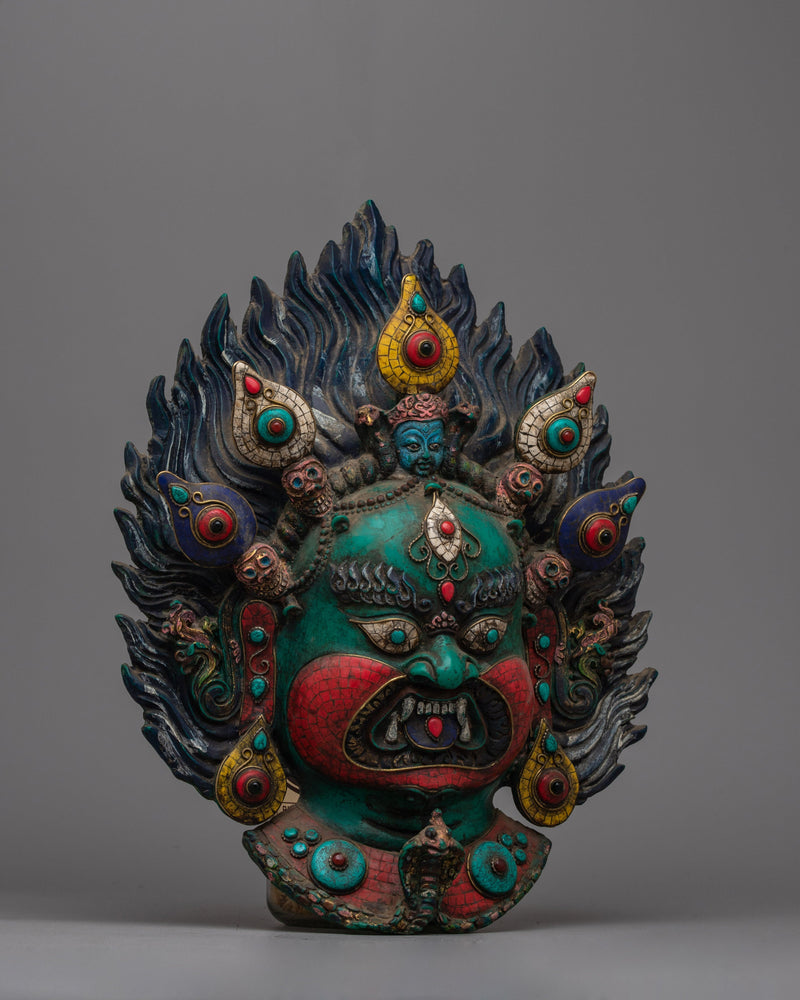 Mask Wall Hanging | Traditional Mask Tibetan Wall Hanging