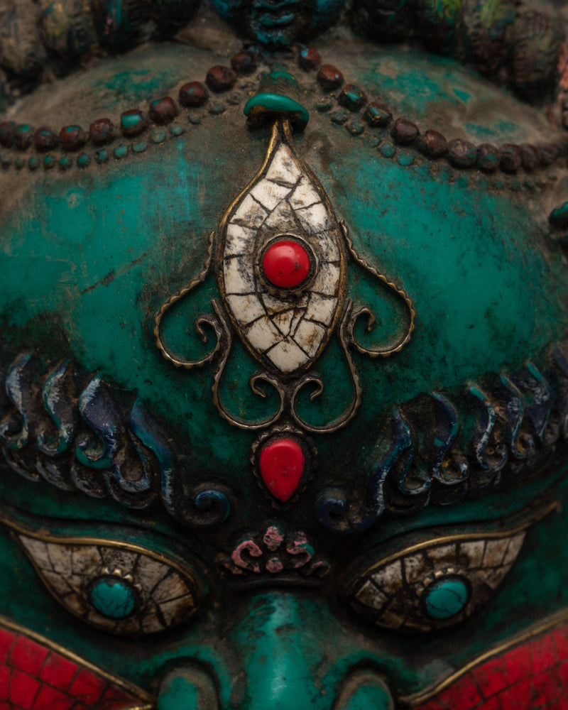 Mask Wall Hanging | Traditional Mask Tibetan Wall Hanging