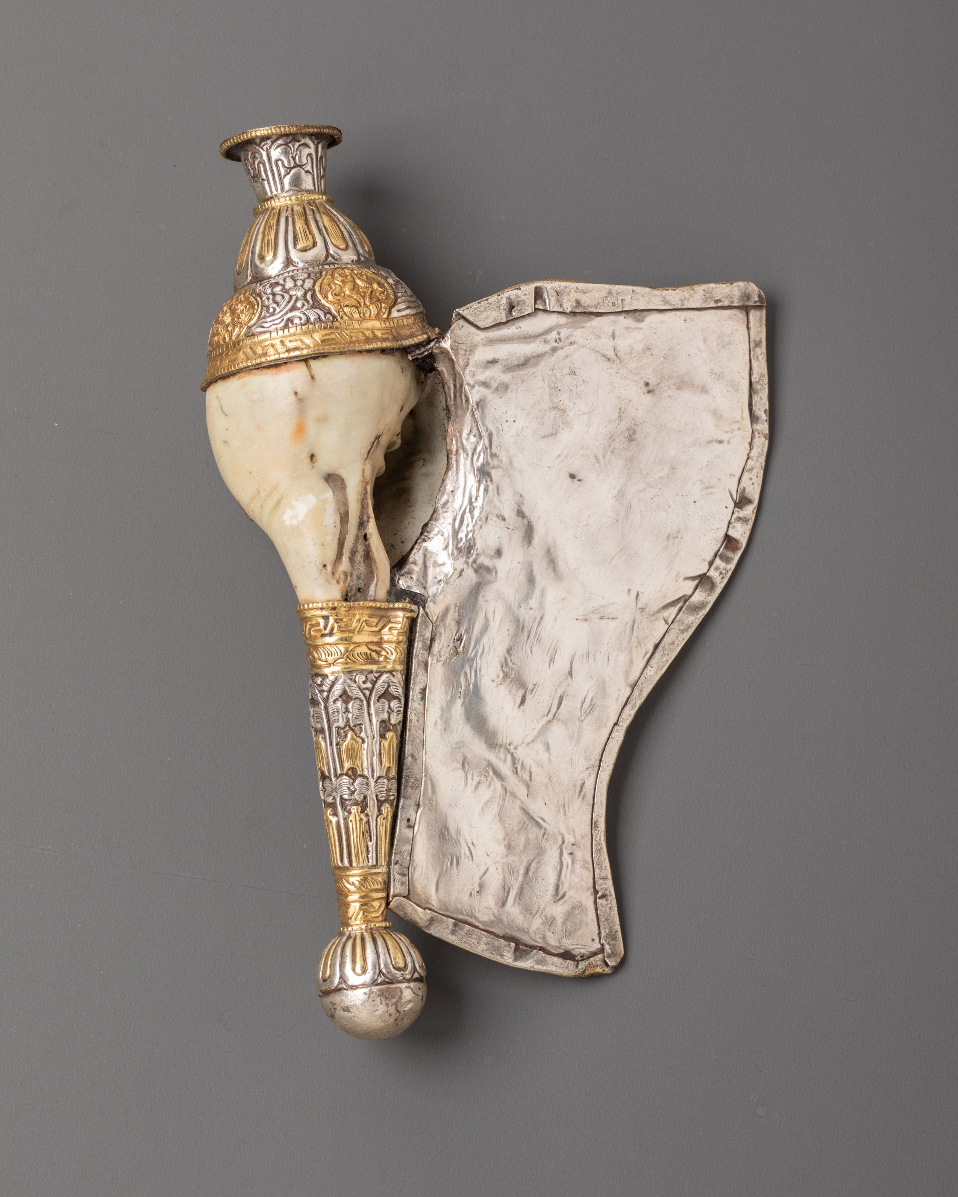 Handmade Buddhist Ritual Conch | Symbol of Protection and Power