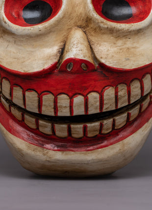 Carved Wooden Mask | Enhance Your Living Room or Office Decor